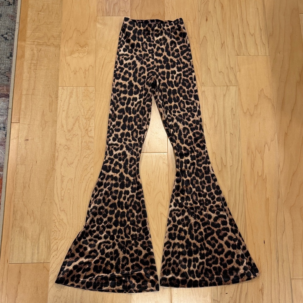 Blackmilk Leopard Flare Leggings